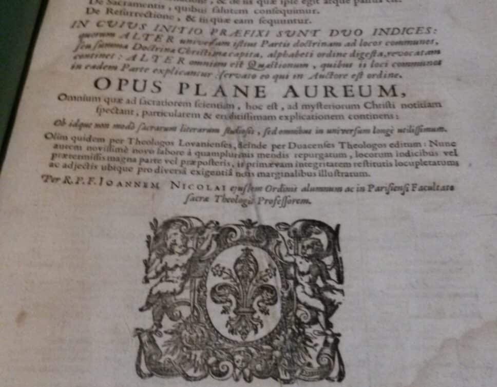Estimation Livre, manuscrit: Livre tomae aquinatis tertia pars Summae theologicae de 1685