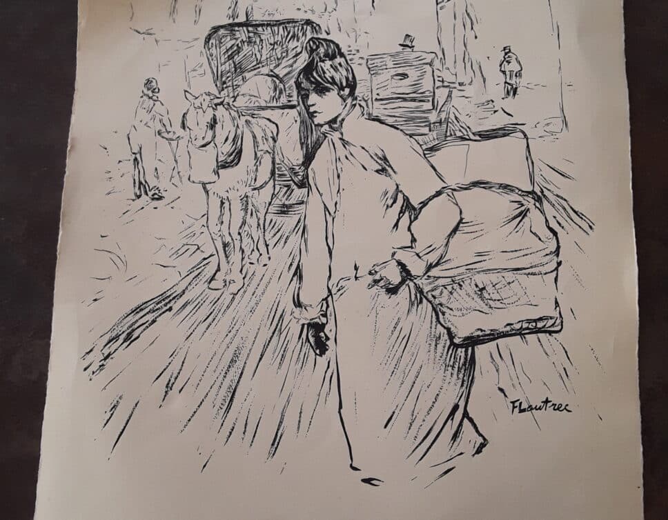 Dessin signé Lautrec