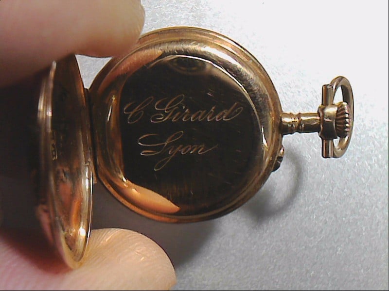 Estimation Montre, horloge: Montre de poche en or C GIRARD