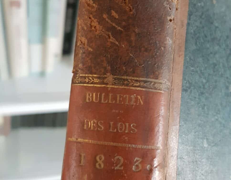 Estimation Livre, manuscrit: Bulletin des lois 1823