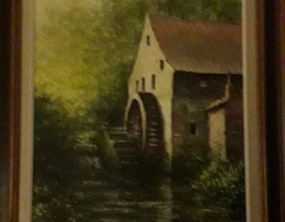 Peinture Tableau, Pastel: Moulin de Grimbergen