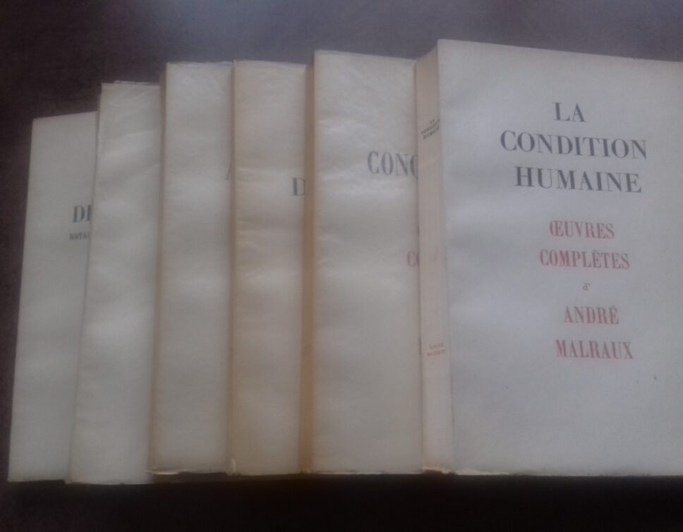 Estimation Livre, manuscrit: 5 OEUVRES D’ANDRE MALRAUX IMRIMEES EN 1945