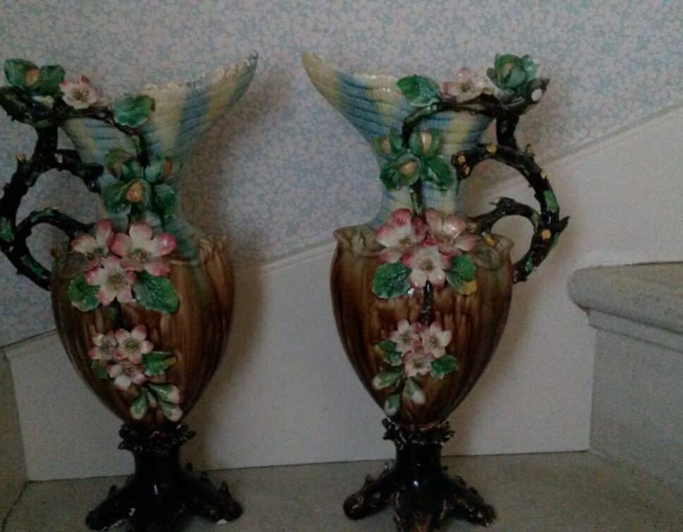 vases- brocs hauteur 37 cm