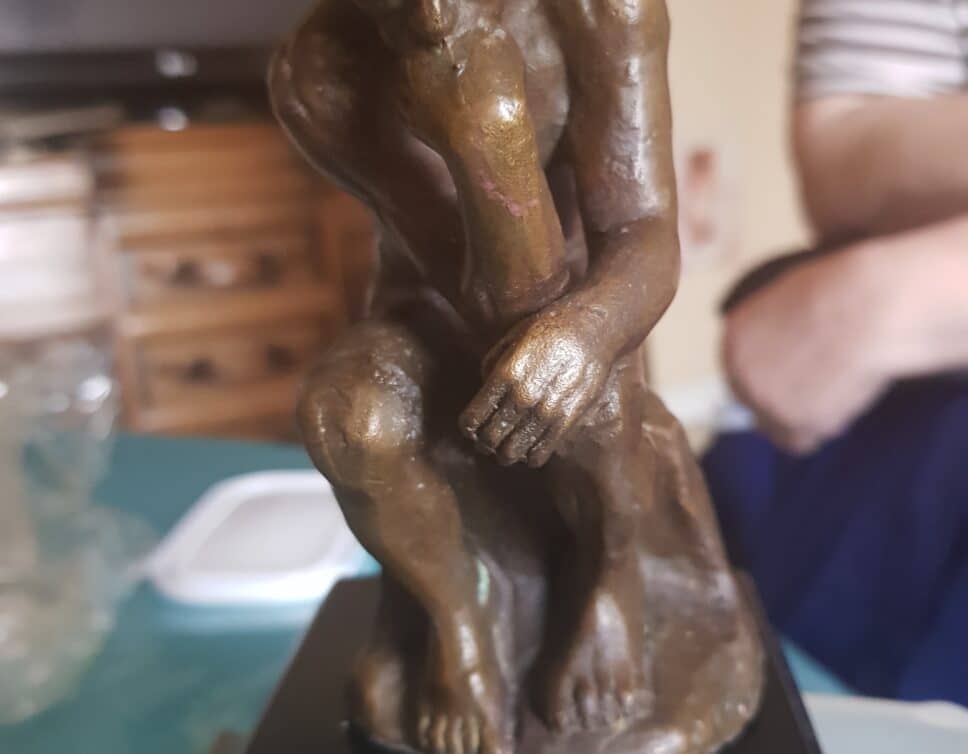 Reproduction en bronze « Le Penseur de Rodin »