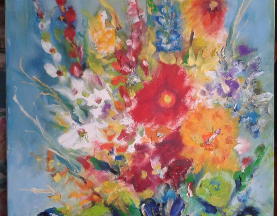 Peinture Tableau, Pastel: Joli bouquet