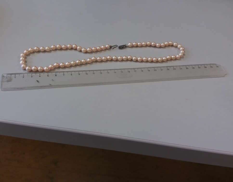 Estimation Bijoux: collier perle