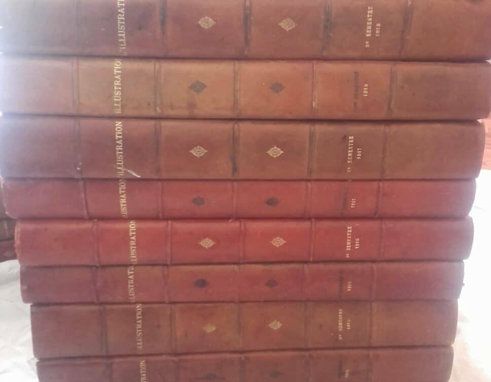 Estimation Livre, manuscrit: collection livres ancien guerre 14-18
