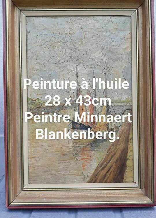 Peinture Tableau, Pastel: tableau minnaert blankenberg
