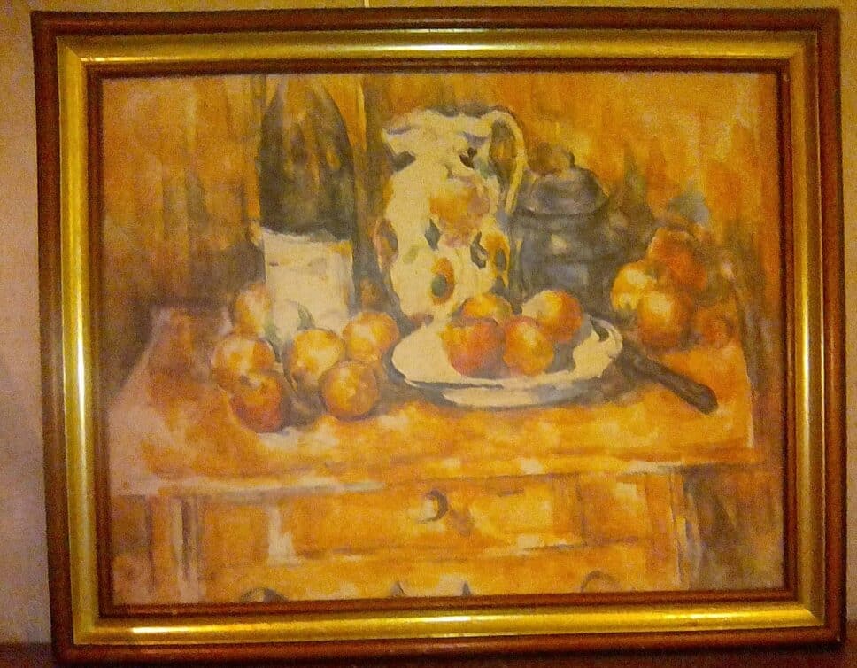 Peinture Tableau, Pastel: Tableau signé Cezanne