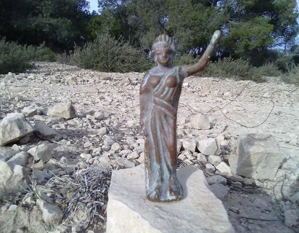 statue romaine en bronze