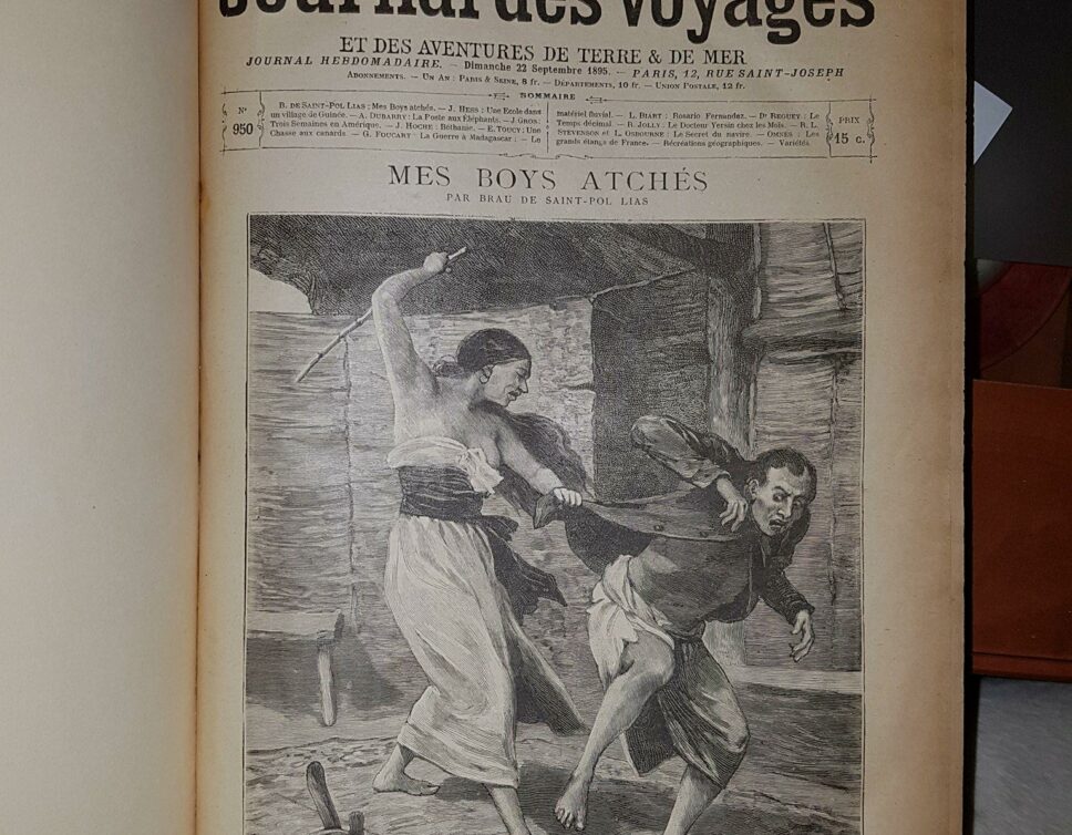 Estimation Livre, manuscrit: journal des voyages 1895