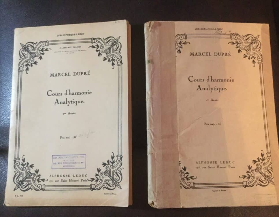 Estimation Livre, manuscrit: Livre de Marcel Dupre