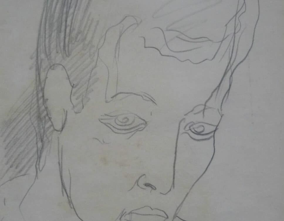 dessin de A.R Penck signé daté Ralph
