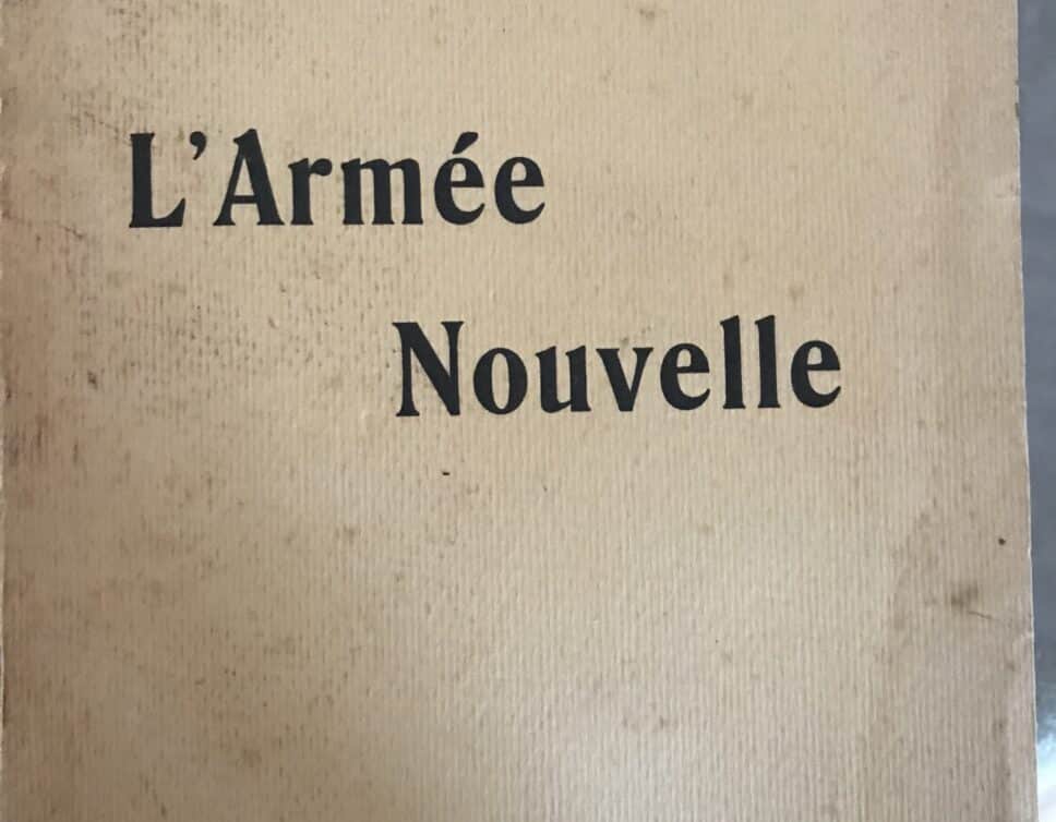 Livre « L’Armée Nouvelle », Jean Jaurès