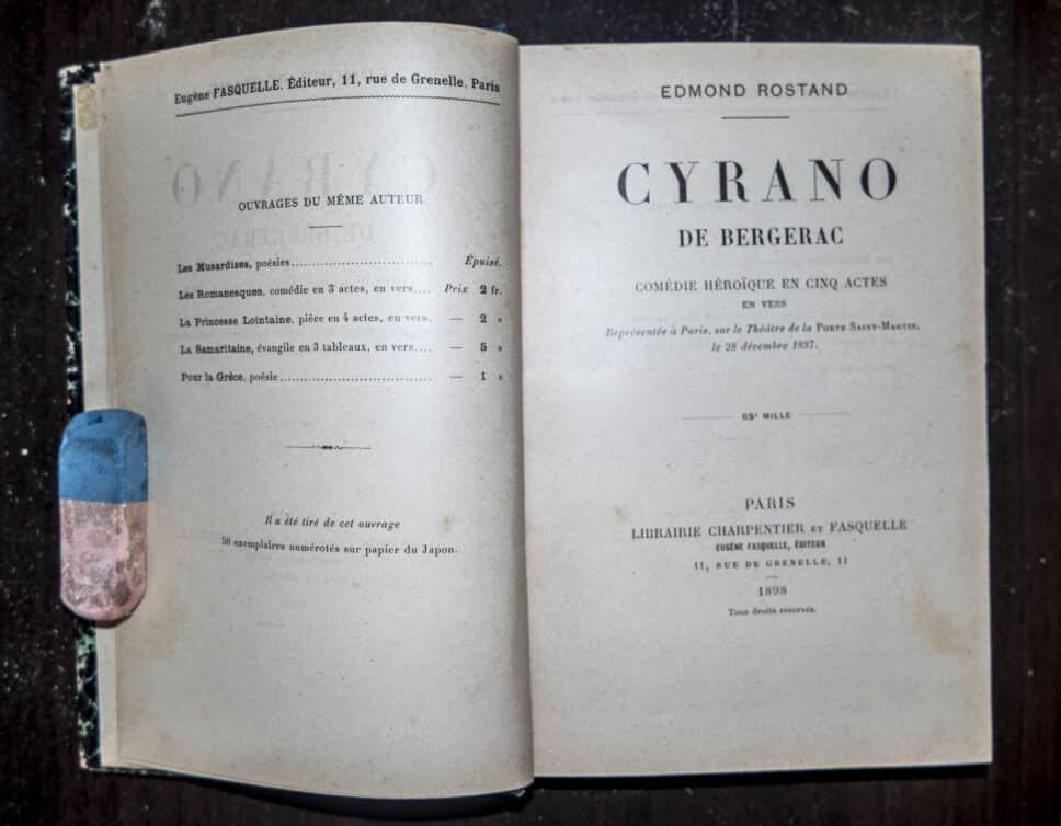 Estimation Livre, manuscrit: ?CYRANO DE BERGERAC – Edmond Rostand