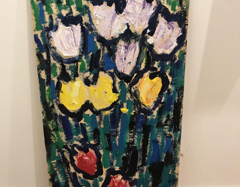 Peinture Tableau, Pastel: Tulipes