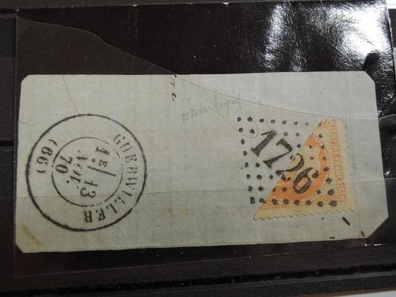 1/2 timbre N° 31 sur fragment