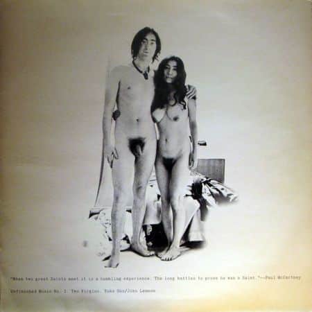 disque de la premier nuit d Amour entre John Lennon & Yoko Ono, « Unfinished Music #1 : Two Virgins » –
