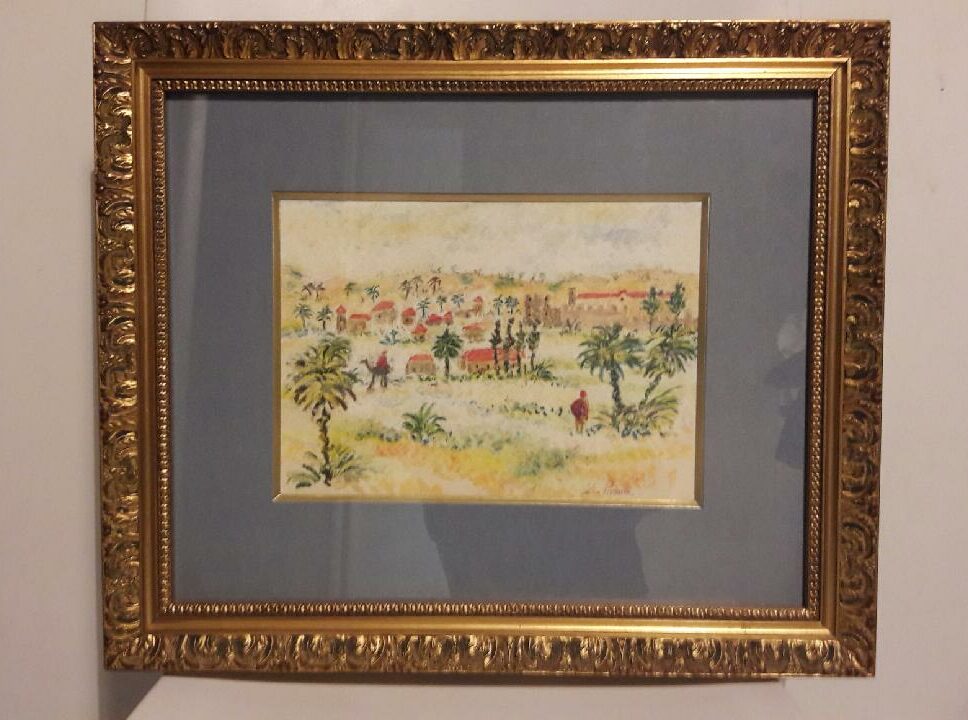 Peinture Tableau, Pastel: Tableau signé Lelia Pissarro, peinture huile/toile