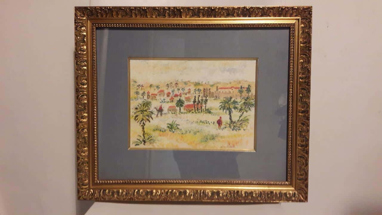 Peinture Tableau, Pastel: Tableau signé Lelia Pissarro, peinture huile/toile