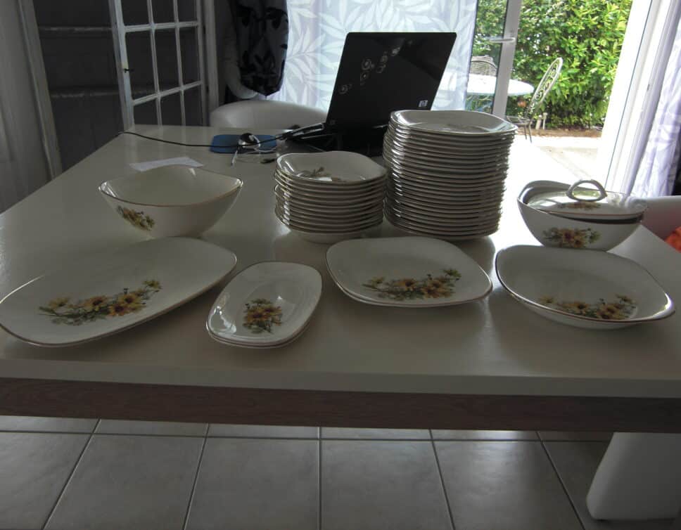 Service table porcelaine de gien