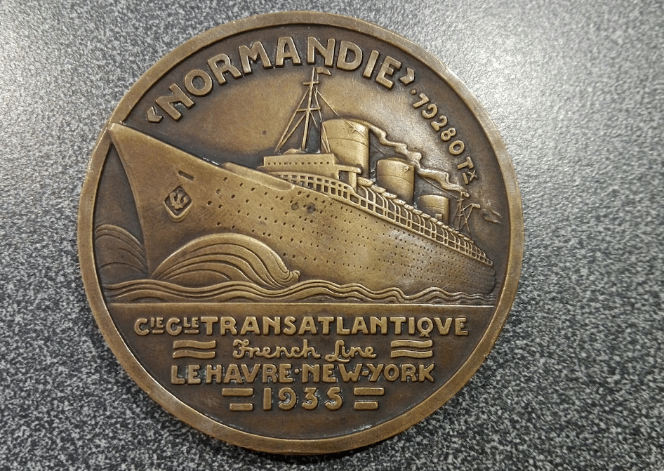 Médaille bronze Cie Cle Transatlantique