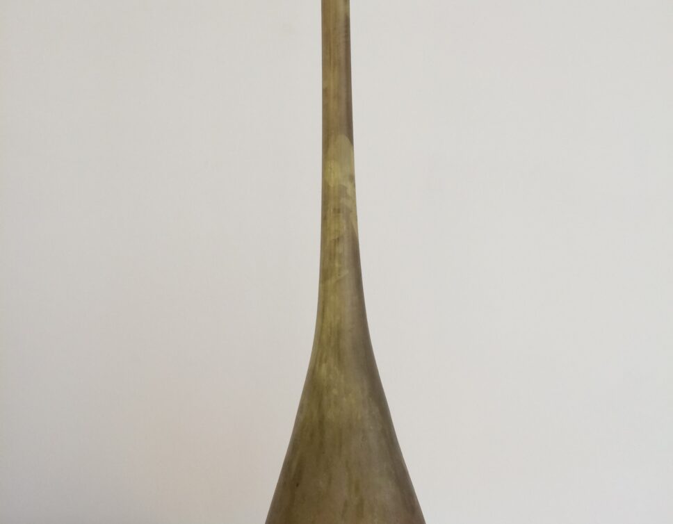Vase soliflore Daum base triangulaire
