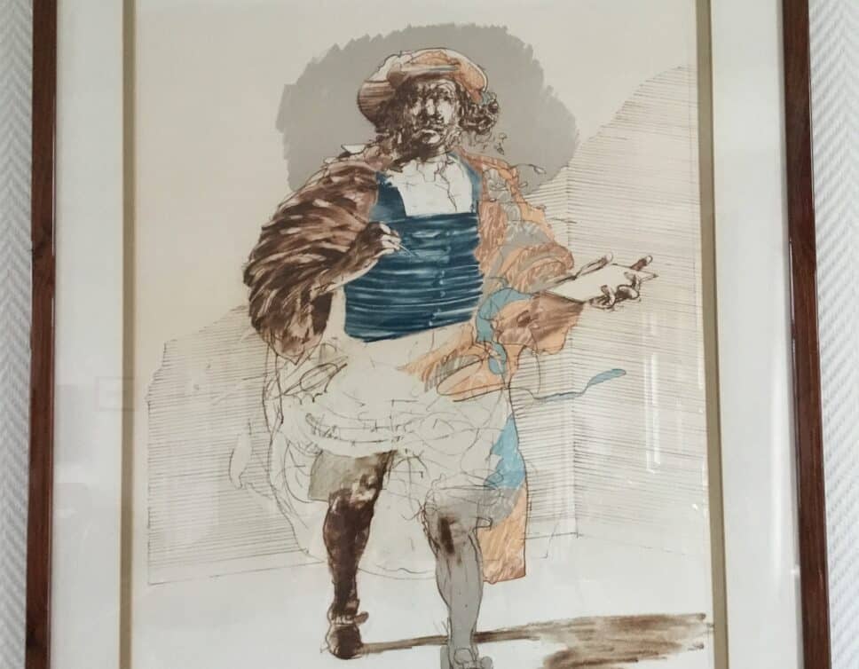 Lithographie Weisbuch “jacques Callot”