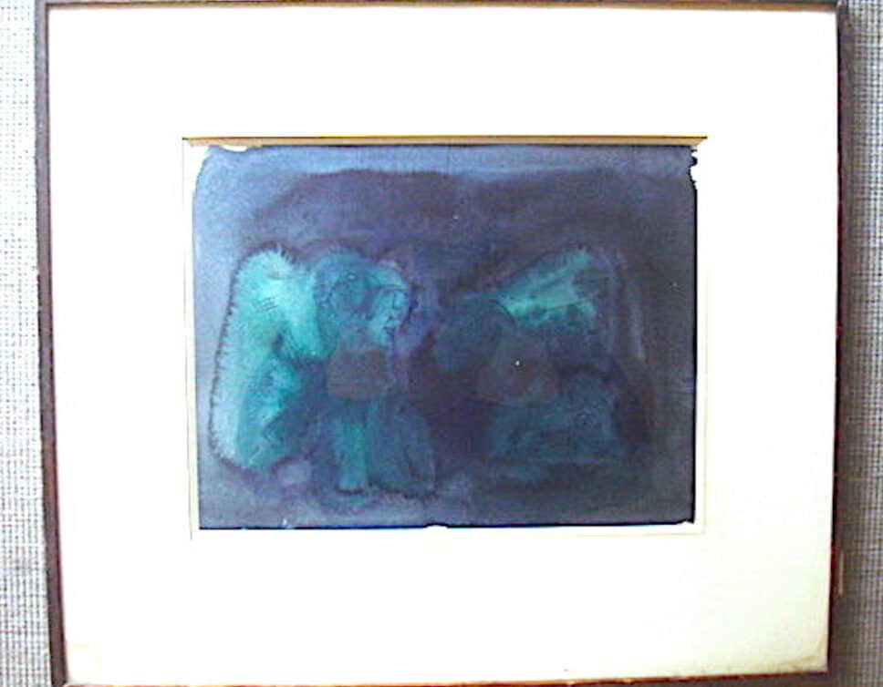 Peinture Tableau, Pastel: pastel non signé cadeau de Jacques Laval 1971