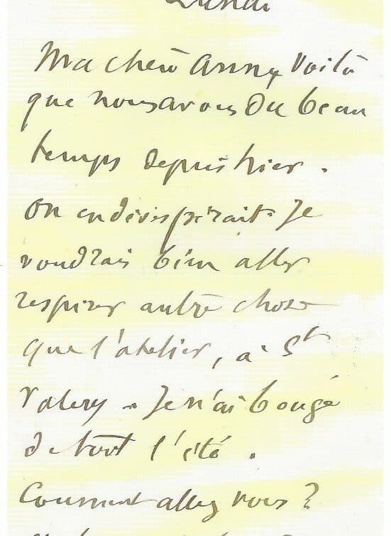 Estimation Livre, manuscrit: lettre autographe signée d’Edgar Degas