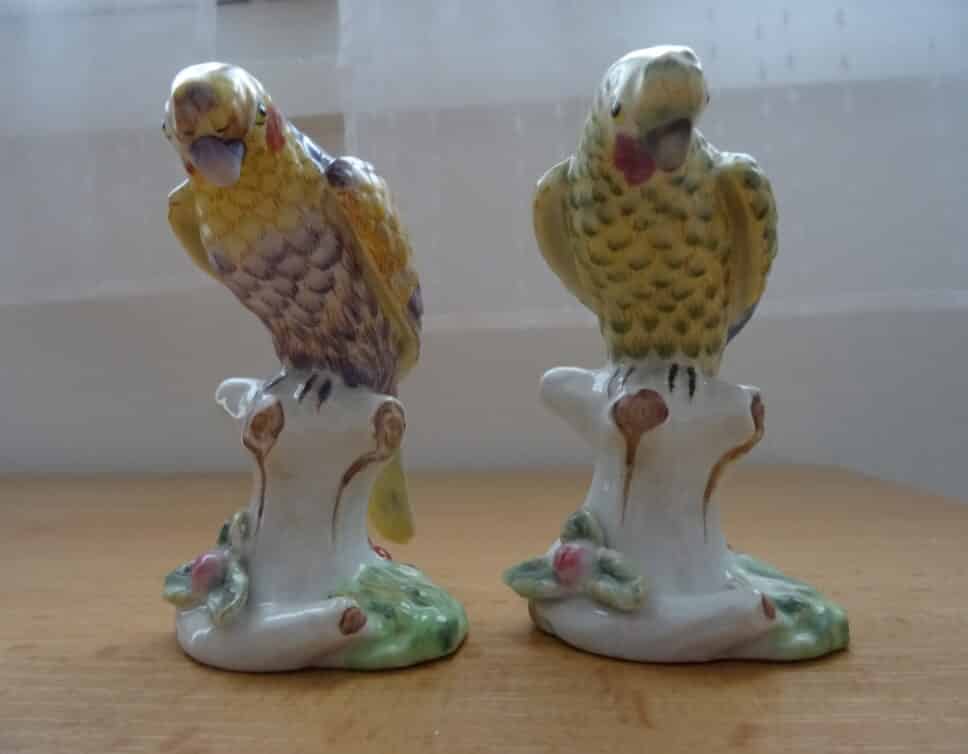 Porcelaine perroquets