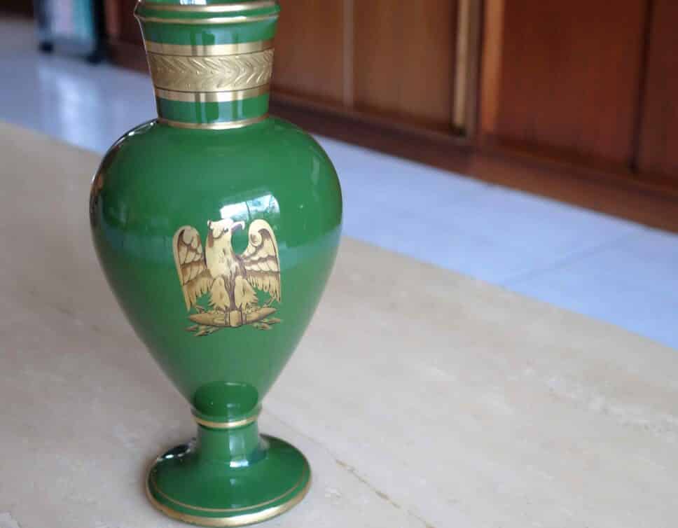 Vases ancien vert
