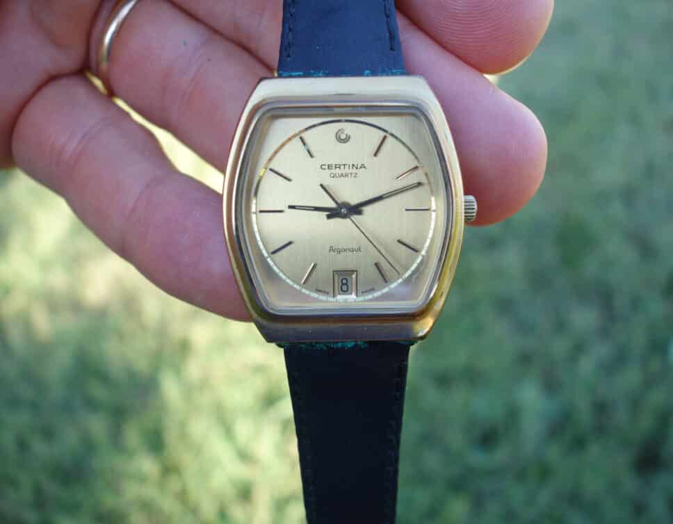 Estimation Montre, horloge: montre Certina, bracelet cuire