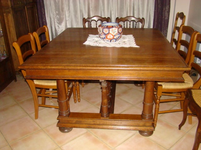 Table ancienne en chçene massif
