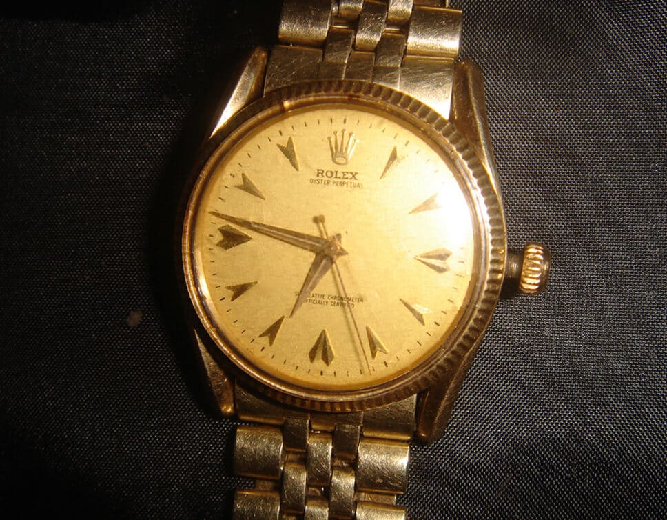 Estimation Montre, horloge: Rolex oyster perpetual or 14k USA 1945