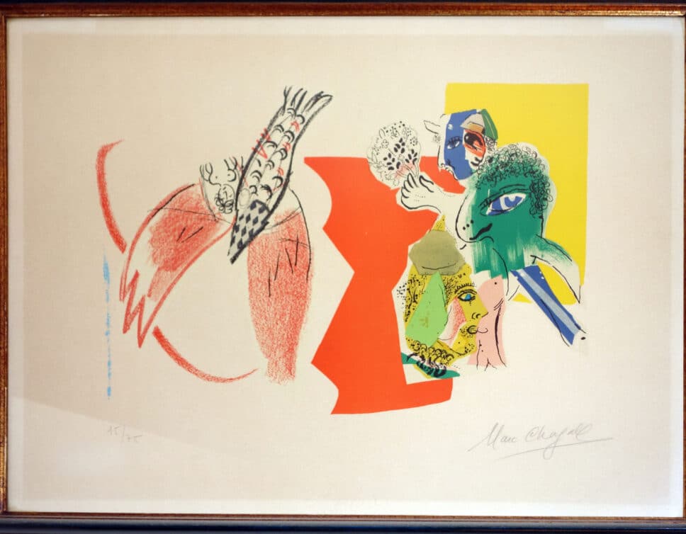 Gravure signée Marc Chagall