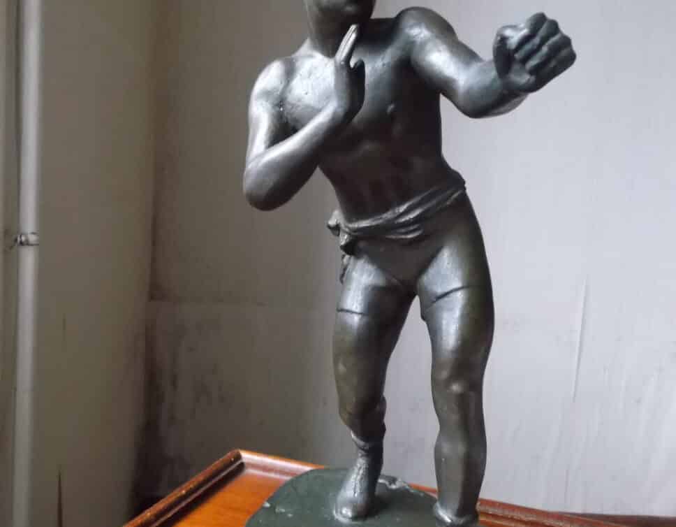 sculpture lutteur Fraisse