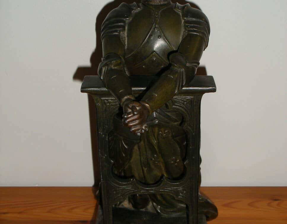 Statuette bronze Jeanne D’Arc