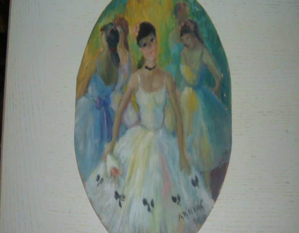 Peinture Tableau, Pastel: la danseuse