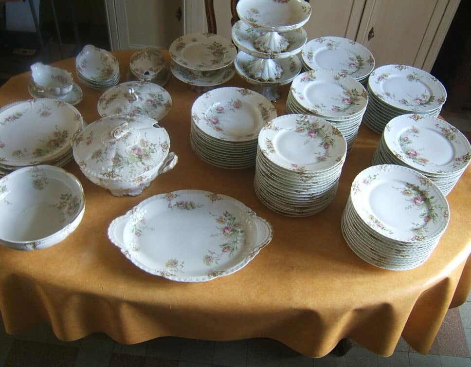 service de table porcelaine de Limoges