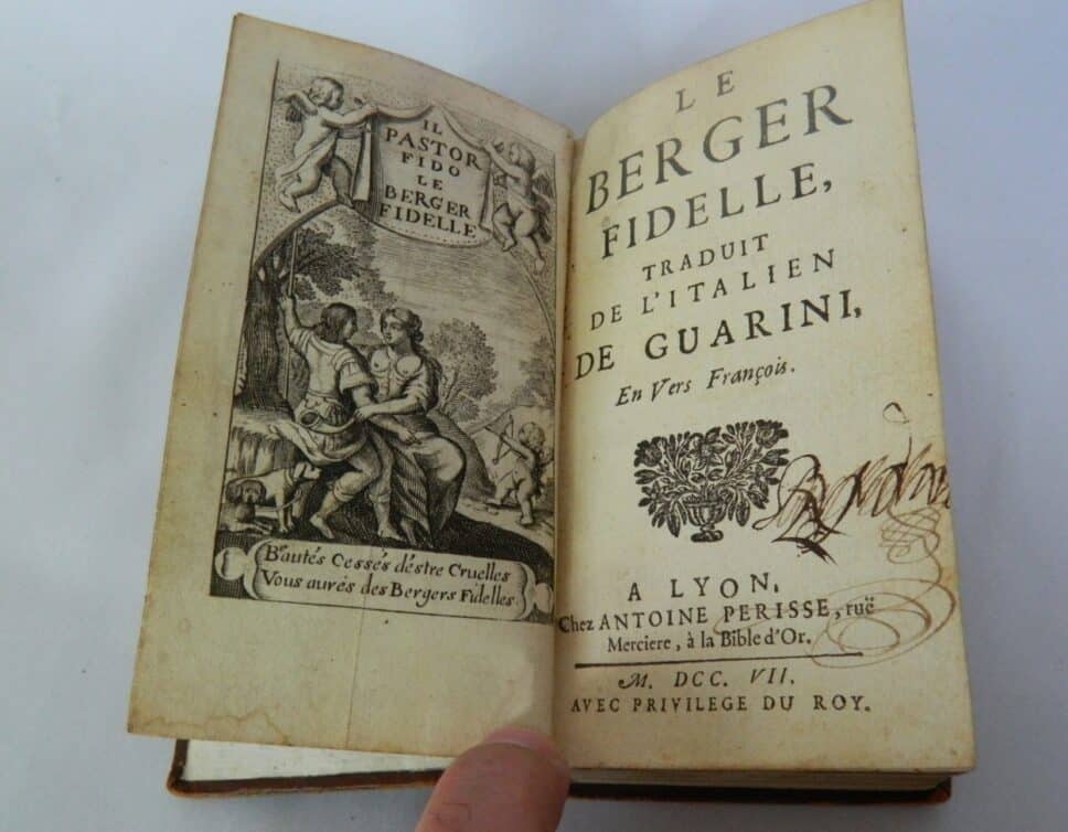 Estimation Livre, manuscrit: Livre ancien Berger FIdelle 1707