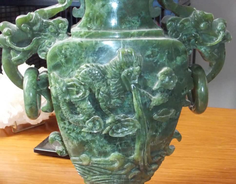 Vase chinois jade