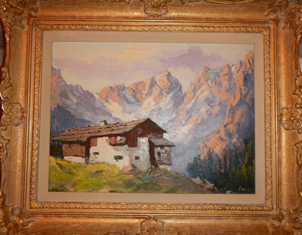 Peinture Tableau, Pastel: Tableau Egger Tyrol