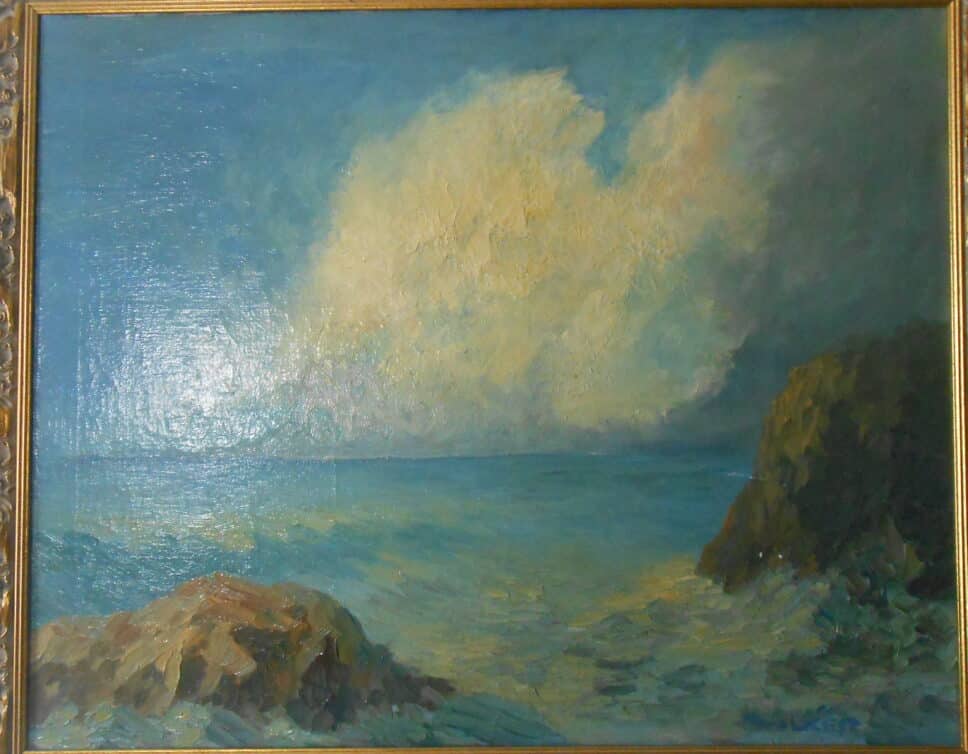 Peinture Tableau, Pastel: l’océan