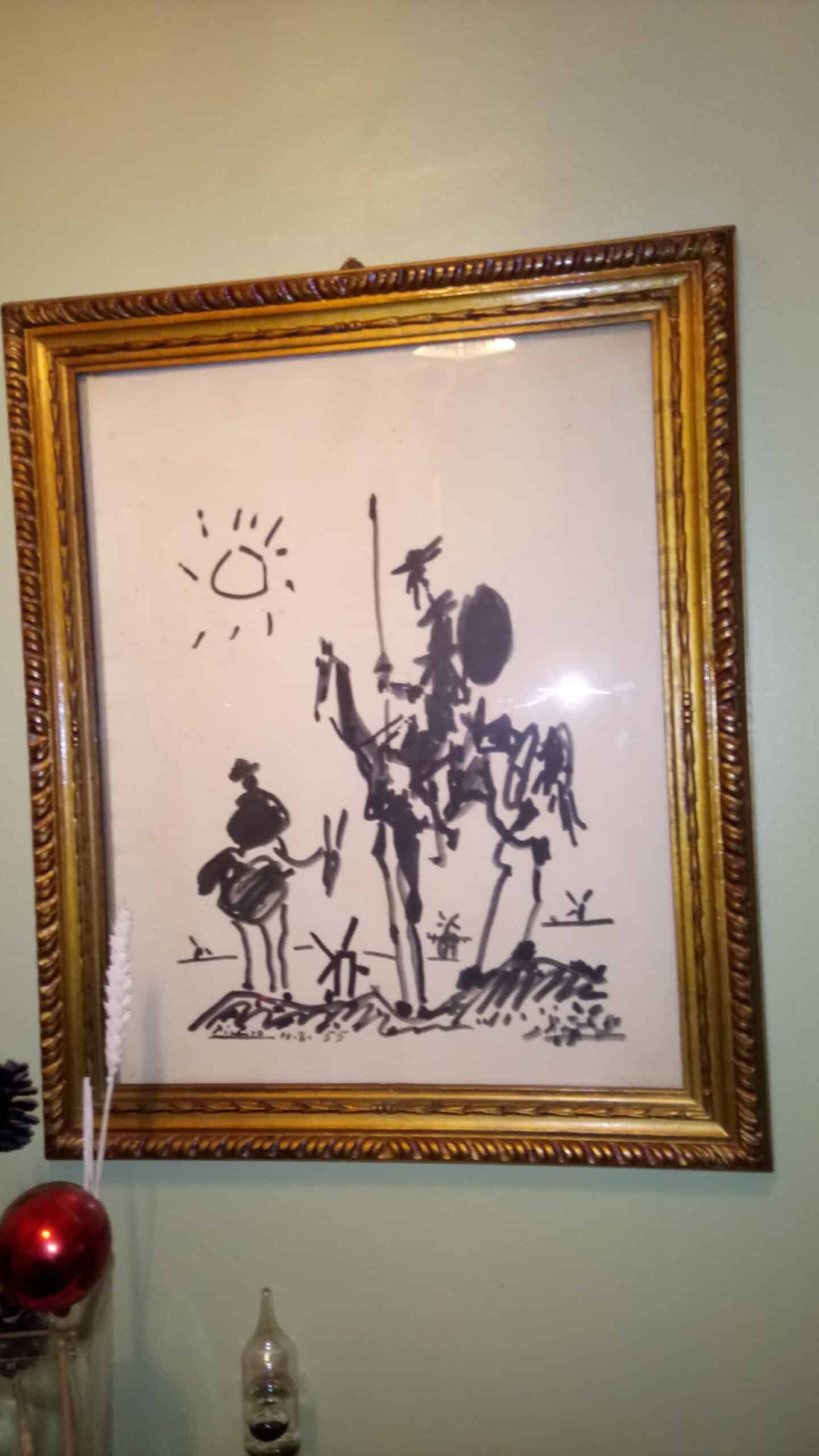 Tableau signé Picasso