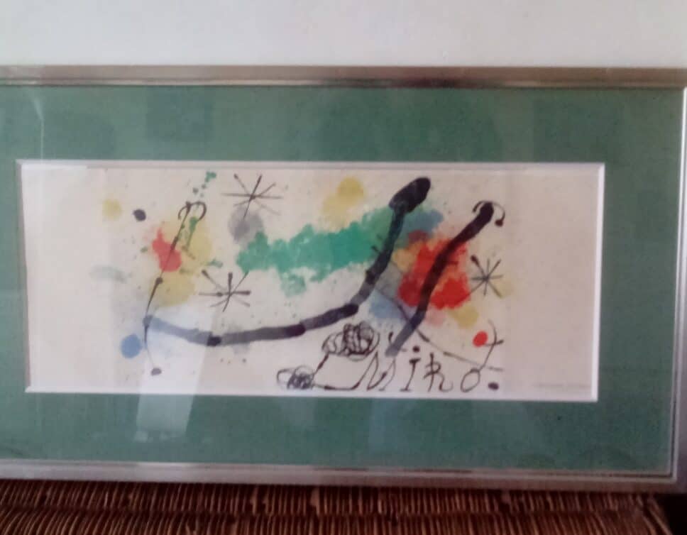 Lithographie originale de Joan Miro
