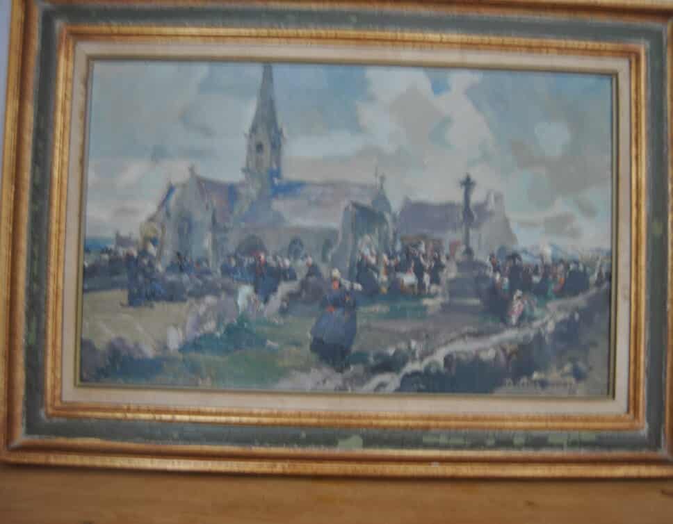 Peinture Tableau, Pastel: tableau signé emmanuel marcel LAURENT