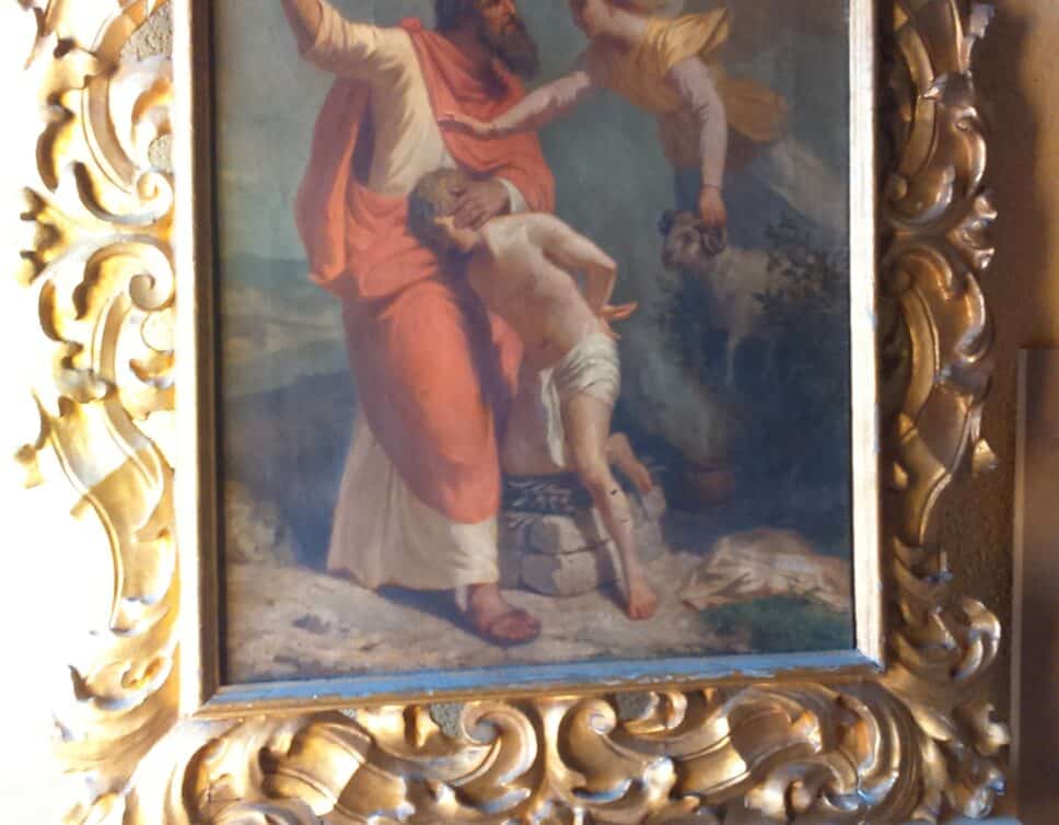 Peinture Tableau, Pastel: tableau ( sacrifice d’abraham )