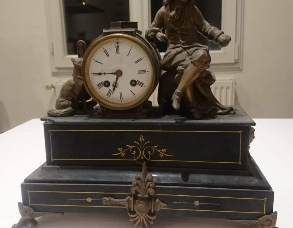 Estimation Montre, horloge: Pendule ancienne Jean de la Fontaine