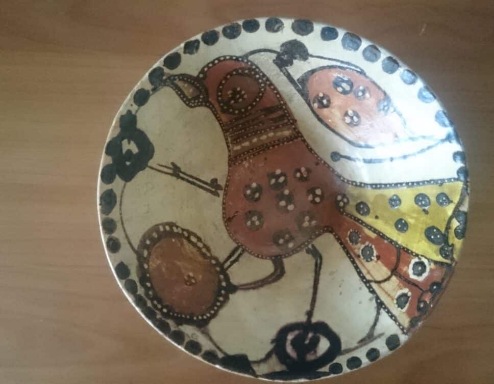 Assiette ceramique Xe siècle